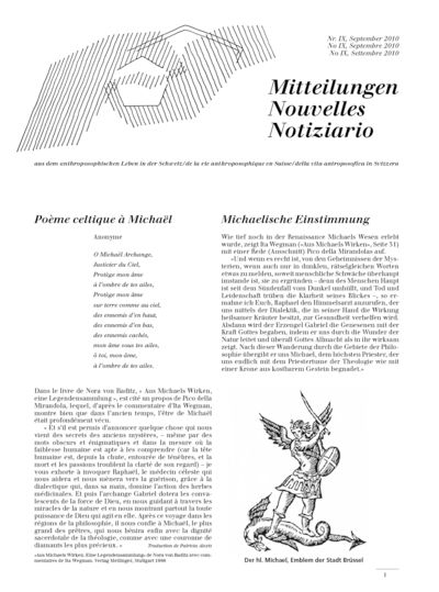 Schweizer Mitteilungen - September 2010