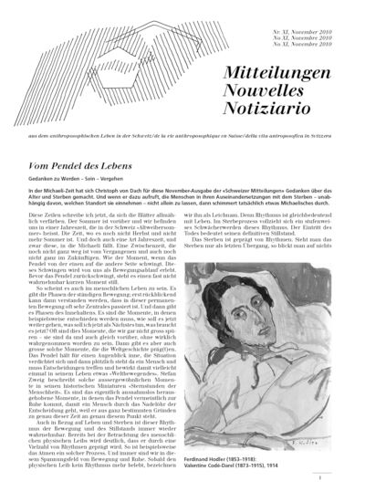 Schweizer Mitteilungen - November 2010