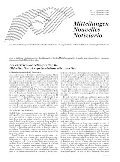 Schweizer Mitteilungen - September 2013