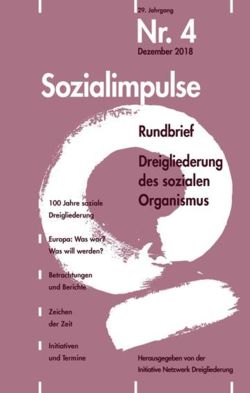 Zeitschrift Sozialimpulse