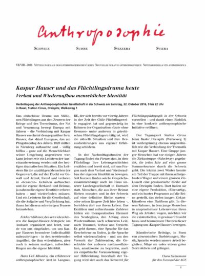 Schweizer Mitteilungen - September 2016