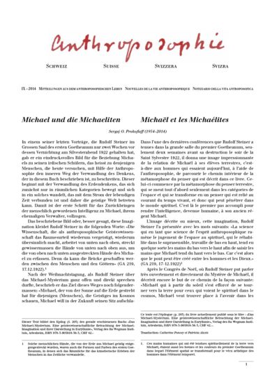 Schweizer Mitteilungen - September 2014