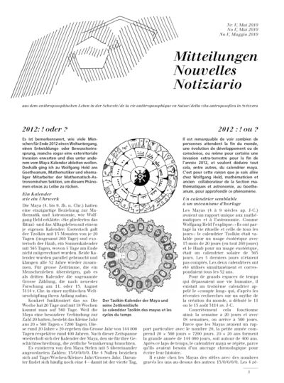 Schweizer Mitteilungen - Mai 2010